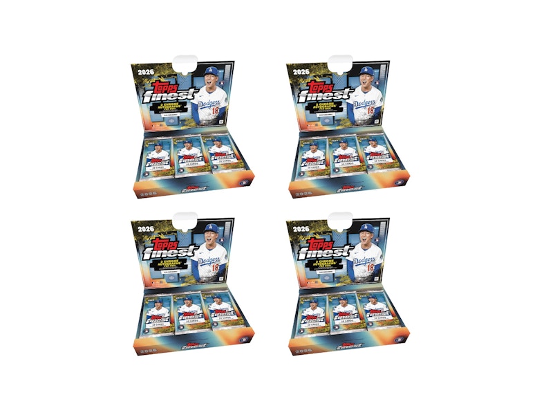 2026 Topps Finest Baseball Hobby Box 4x Lot