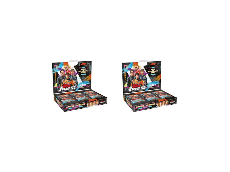 2026 Topps Finest Formula 1 Racing Hobby Box 2x Lot