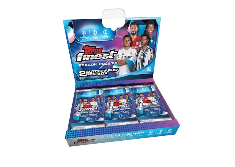 2026 Topps Finest UEFA Club Competitions Hobby Box