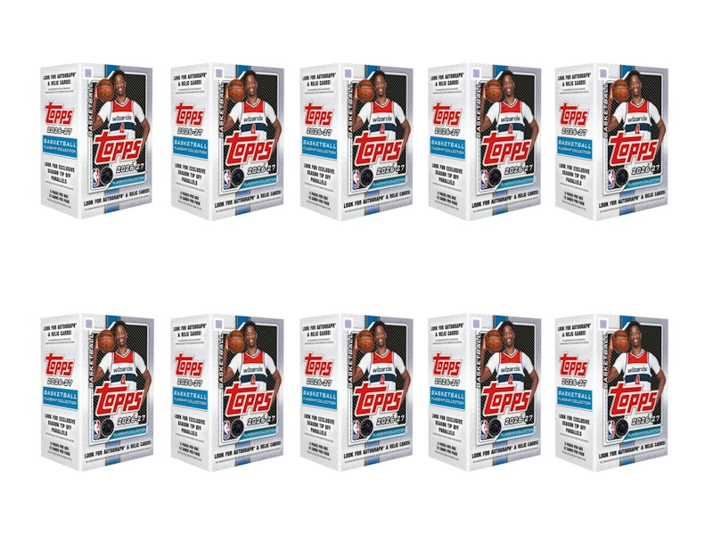 2026 Topps Flagship Basketball Value Box 10x Lot