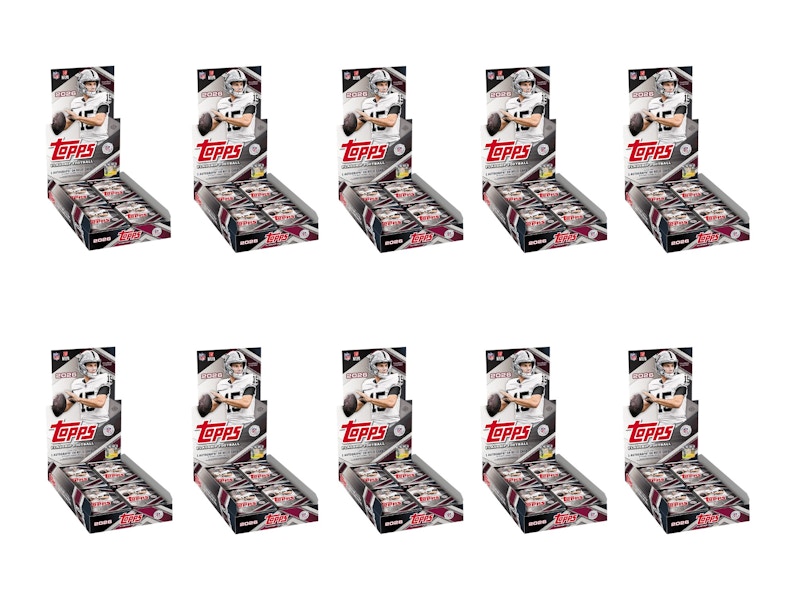 2026 Topps Flagship Football Hobby Box 10x Lot