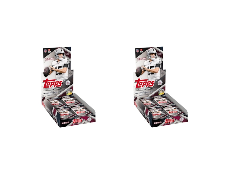 2026 Topps Flagship Football Hobby Box 2x Lot