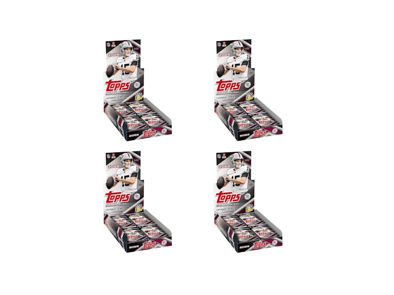 2026 Topps Flagship Football Hobby Box 4x Lot