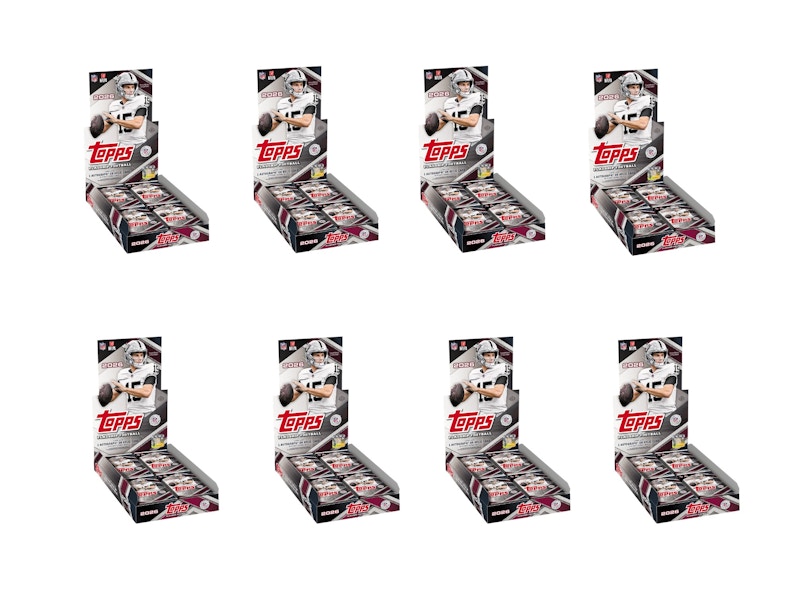 2026 Topps Flagship Football Hobby Box 8x Lot