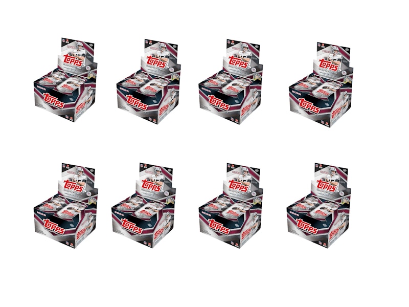 2026 Topps Flagship Football Jumbo Box 8x Lot