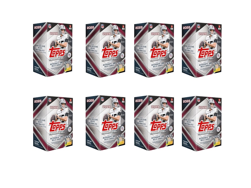 2026 Topps Flagship Football Value Box 8x Lot