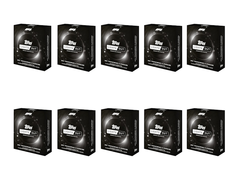 2026 Topps Formula 1 Lights Out Hobby Box 10x Lot