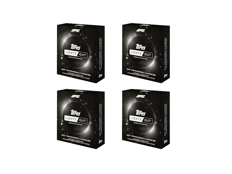2026 Topps Formula 1 Lights Out Hobby Box 4x Lot