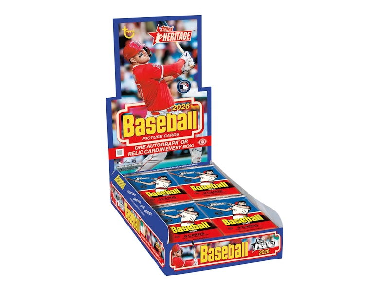 2026 Topps Heritage Baseball Hobby Box