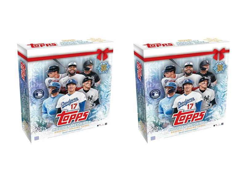 2026 Topps Holiday Baseball Mega Box 2x Lot