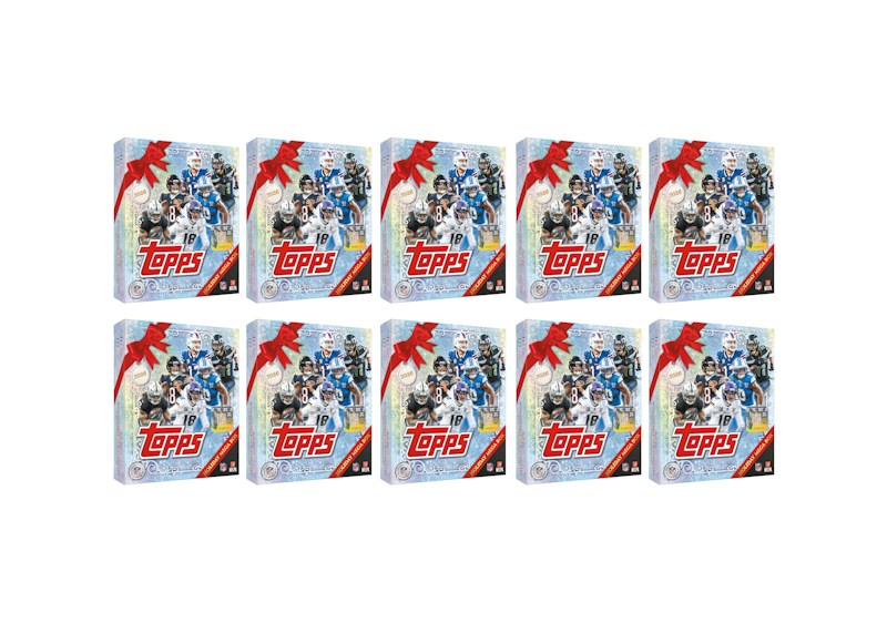 2026 Topps Holiday Football Mega Box 10x Lot