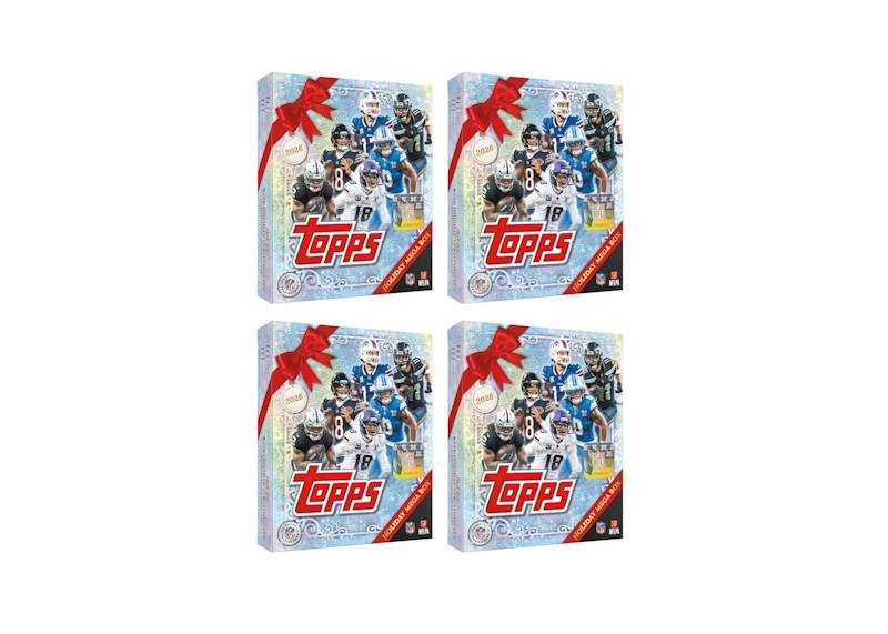 2026 Topps Holiday Football Mega Box 4x Lot