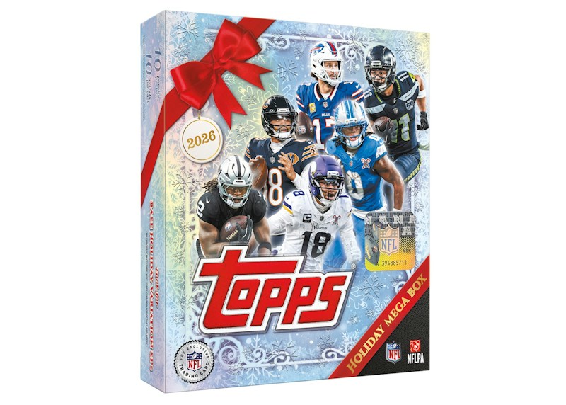 2026 Topps Holiday Football Mega Box