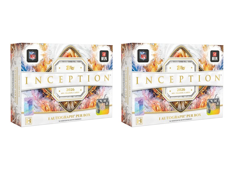2026 Topps Inception Football First Day Issue 2x Lot