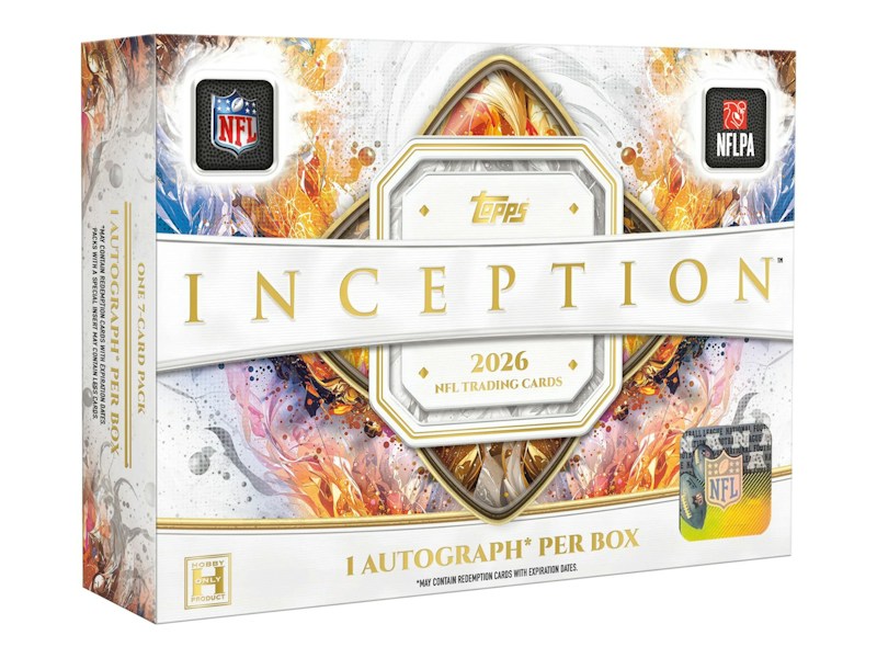 2026 Topps Inception Football Hobby Box
