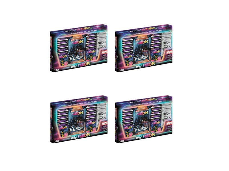 2026 Topps Marvel Neon Super Box 4x Lot