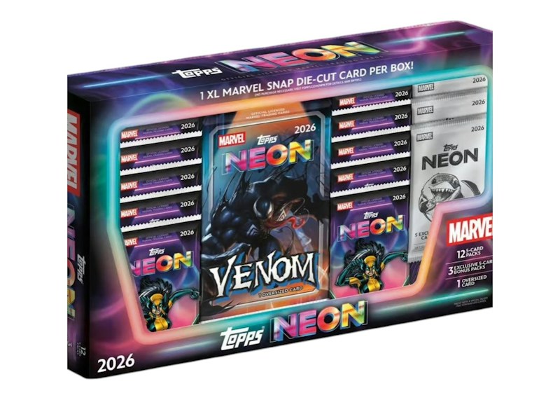 2026 Topps Marvel Neon Super Box