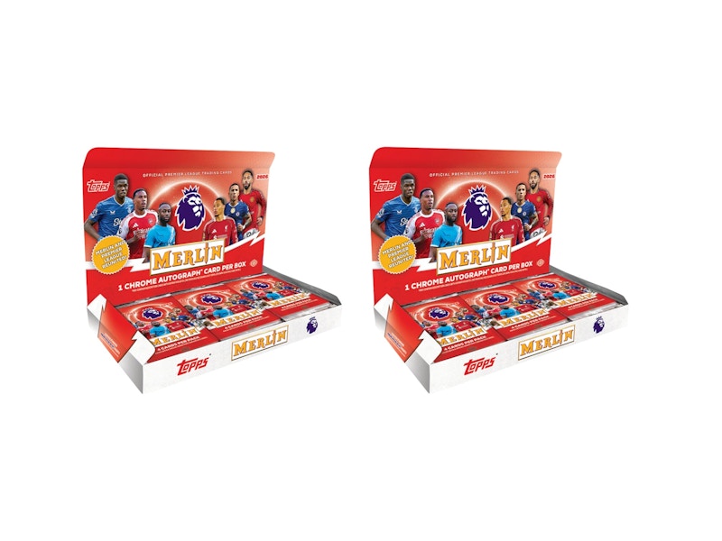 2026 Topps Merlin Premier League Hobby Box 2x Lot