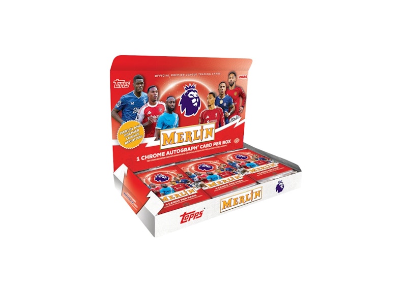 2026 Topps Merlin Premier League Hobby Box