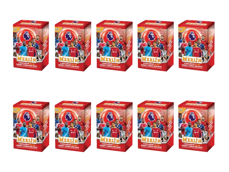 2026 Topps Merlin Premier League Value Box 10x Lot