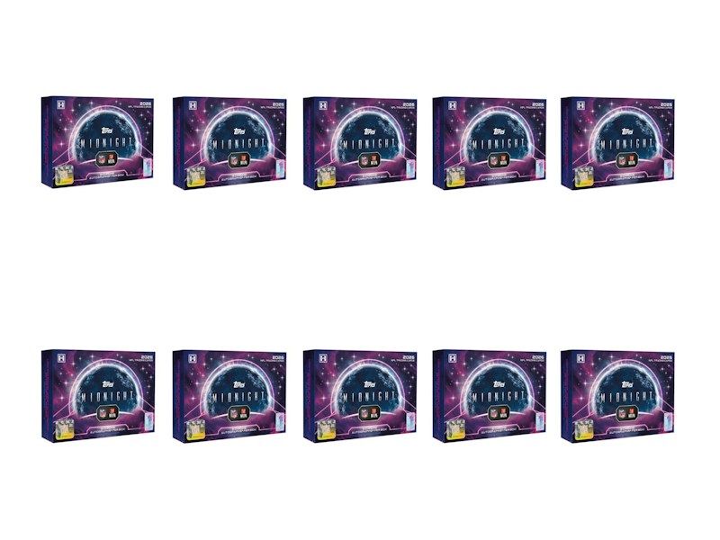 2026 Topps Midnight Football Hobby Box 10x Lot