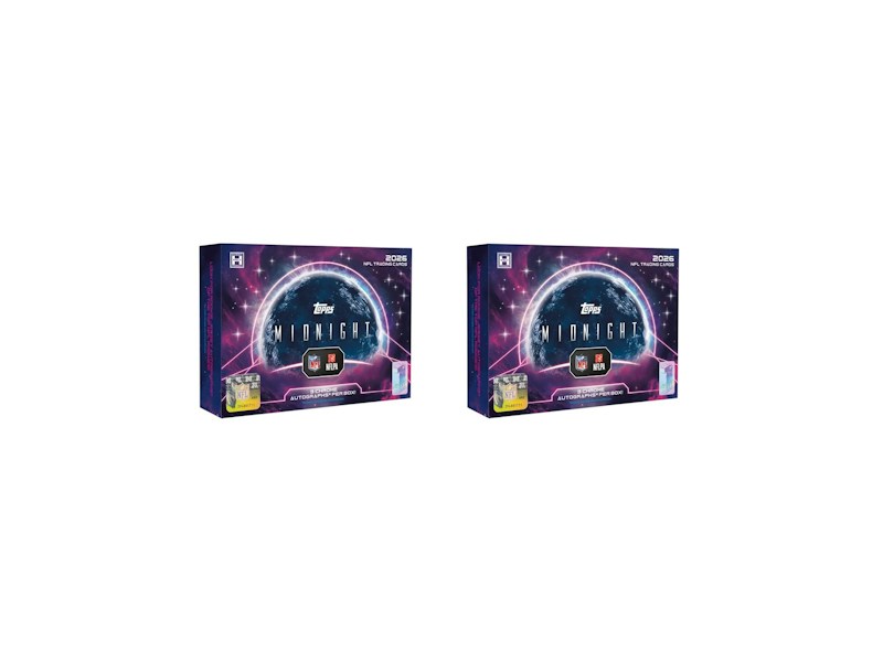 2026 Topps Midnight Football Hobby Box 2x Lot