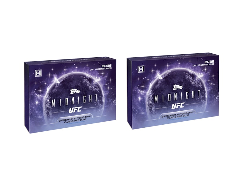 2026 Topps Midnight UFC Hobby Box 2x Lot