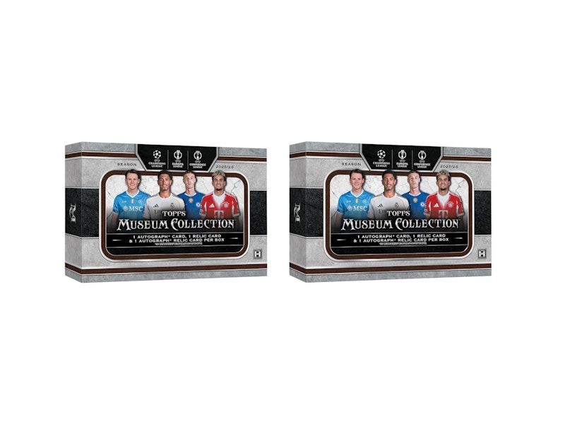 2026 Topps Museum UEFA Club Competitons Hobby Box 2x Lot