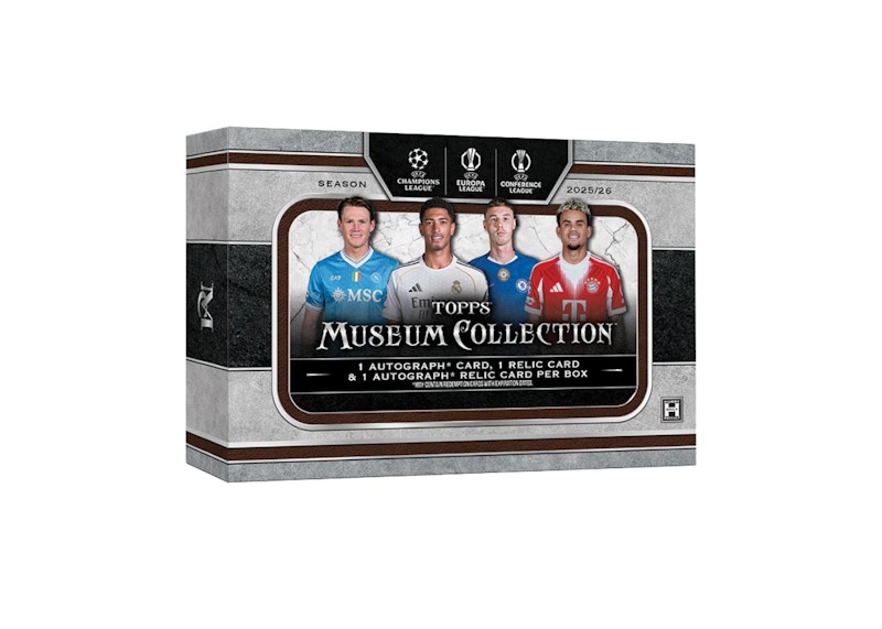 2026 Topps Museum UEFA Club Competitons Hobby Box