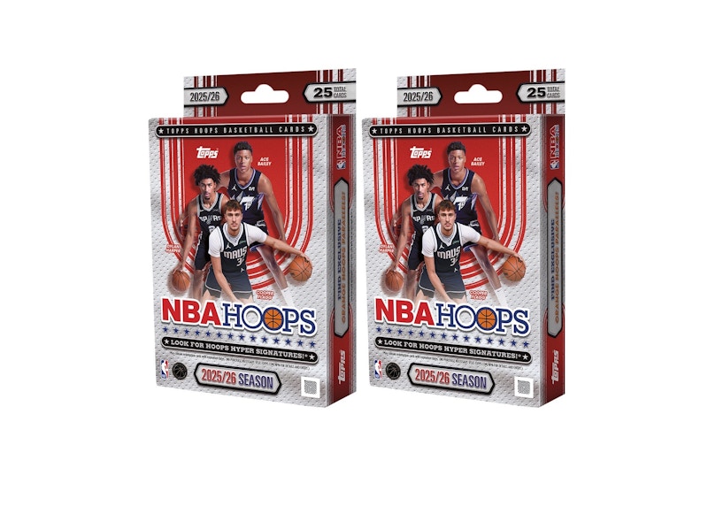 2026 Topps NBA Hoops Basketball Hanger Box 2x Lot