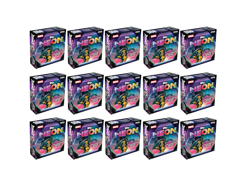 2026 Topps Neon Marvel Mega Box 15x Lot