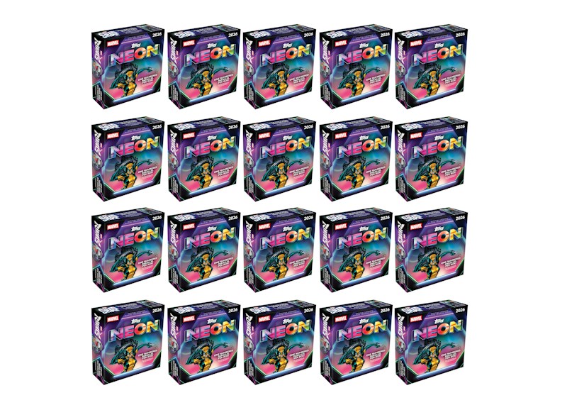 2026 Topps Neon Marvel Mega Box 20x Lot