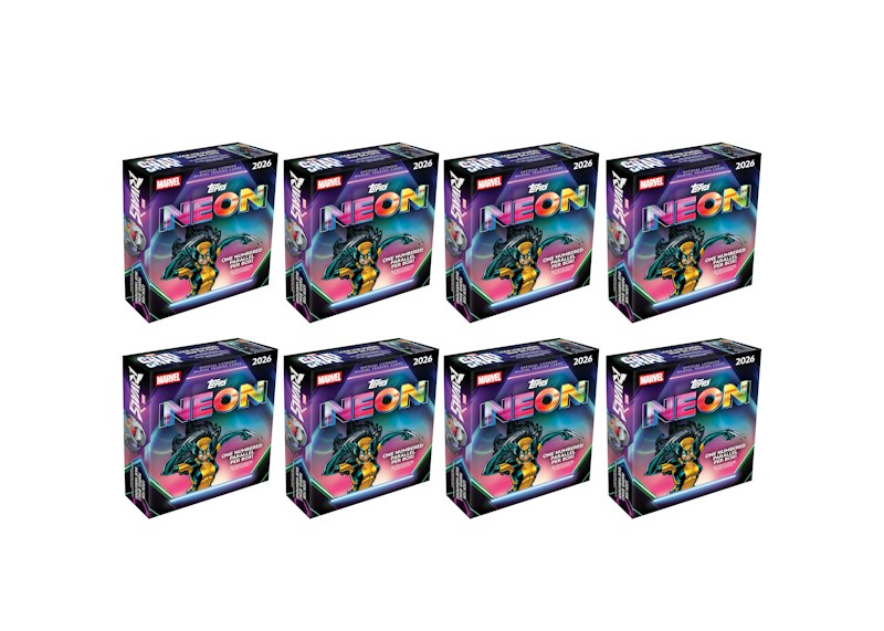 2026 Topps Neon Marvel Mega Box 8x Lot