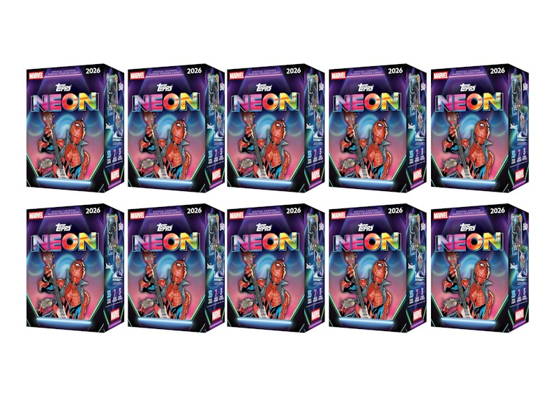 2026 Topps Neon Marvel Value Box 10x Lot