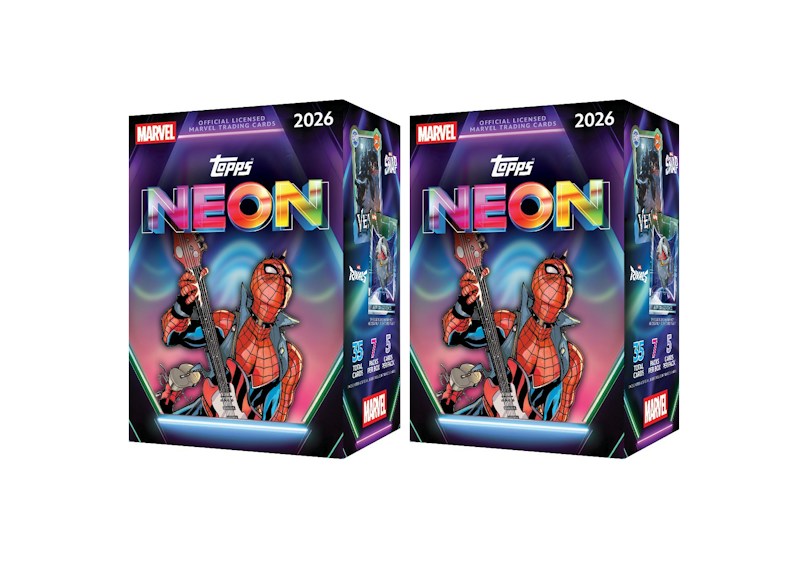 2026 Topps Neon Marvel Value Box 2x Lot
