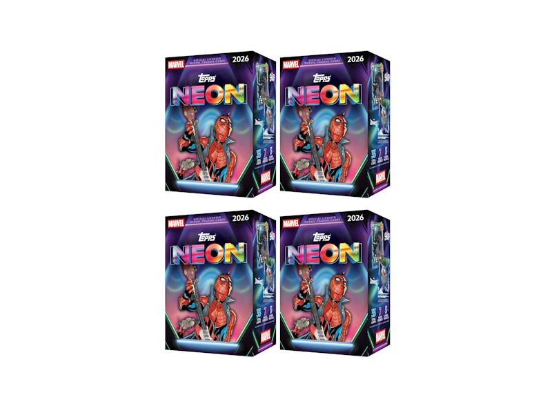 2026 Topps Neon Marvel Value Box 4x Lot