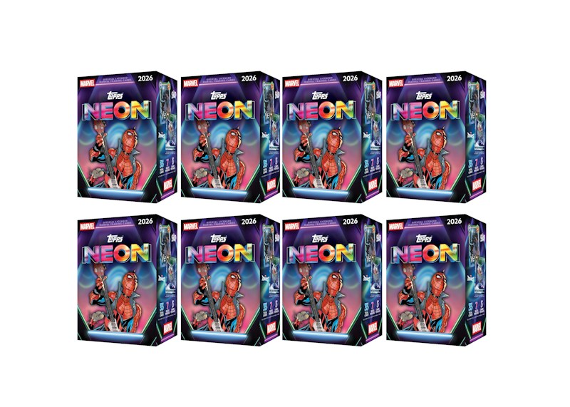 2026 Topps Neon Marvel Value Box 8x Lot