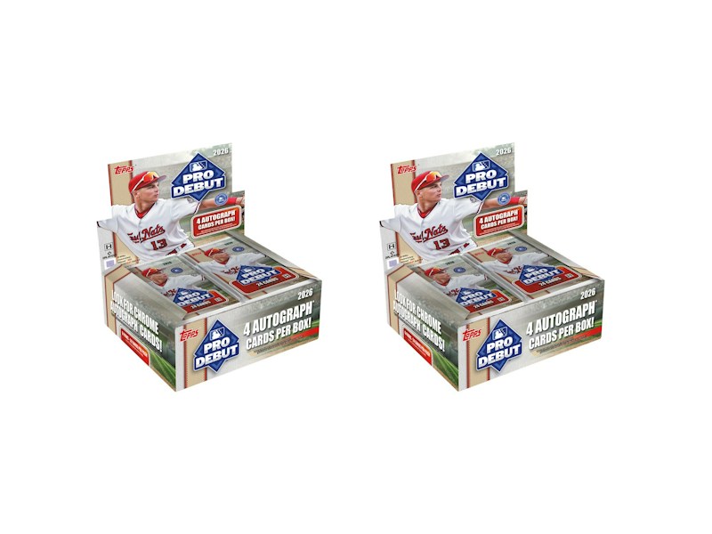 2026 Topps Pro Debut Baseball Hobby Box 2x Lote