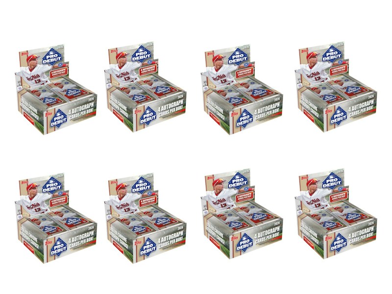 Topps Pro Debut Baseball Hobbybox 2026, 8-teilige Packung