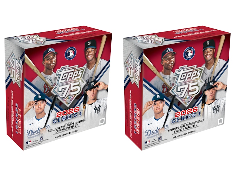 2026 Topps Series 1 Baseball Mega Box 2x Lot