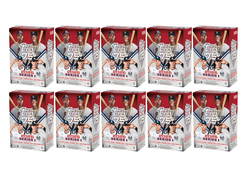 2026 Topps Series 1 Baseball Value Box 10x Lot