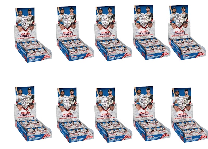 2026 Topps Series 2 Baseball Hobby Box 10x Lot