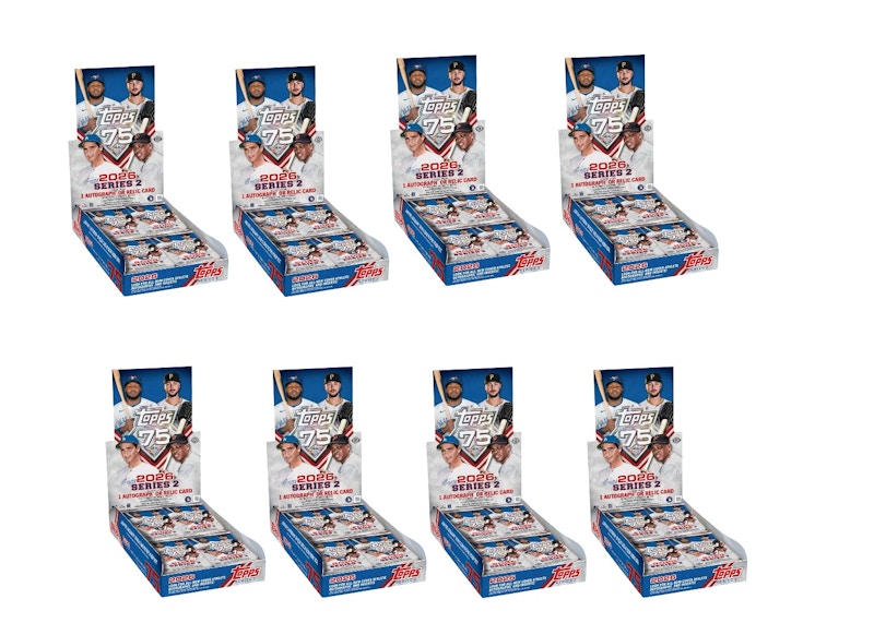2026 Topps Series 2 Baseball Hobby Box 8x Lot
