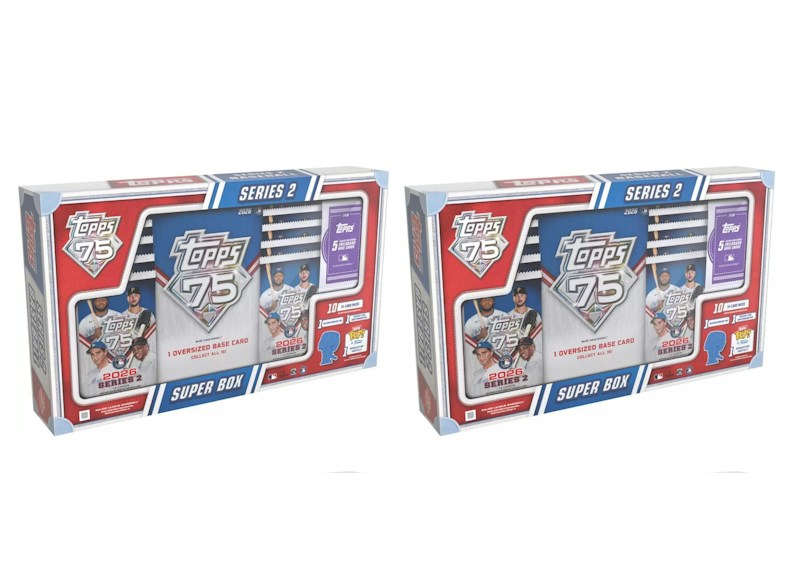 2026 Topps Series 2 Baseball Super Box 2x Lot