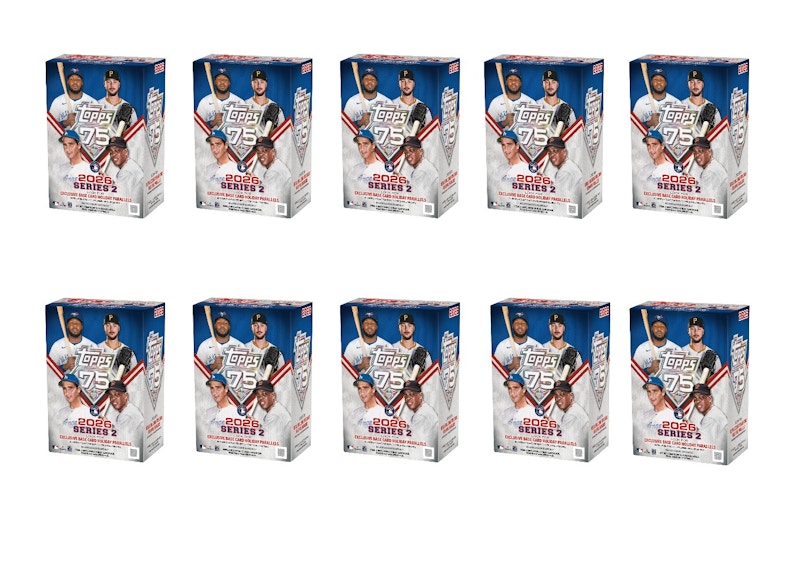 2026 Topps Series 2 Baseball Value Box 10x Lot