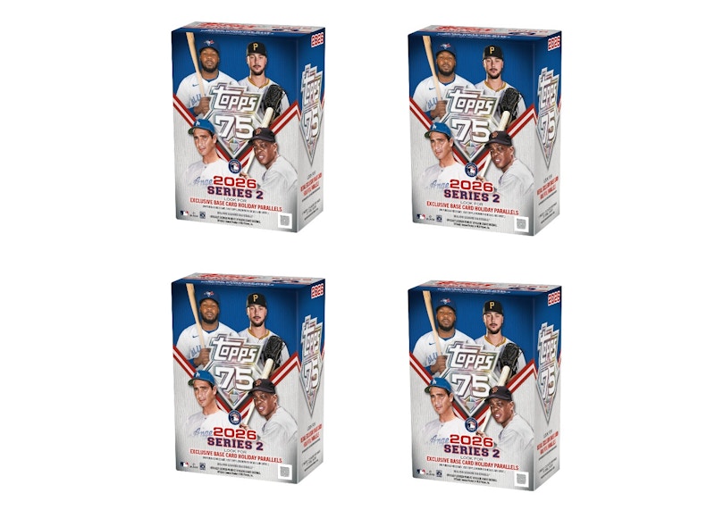 2026 Topps Series 2 Baseball Value Box 4x Lot
