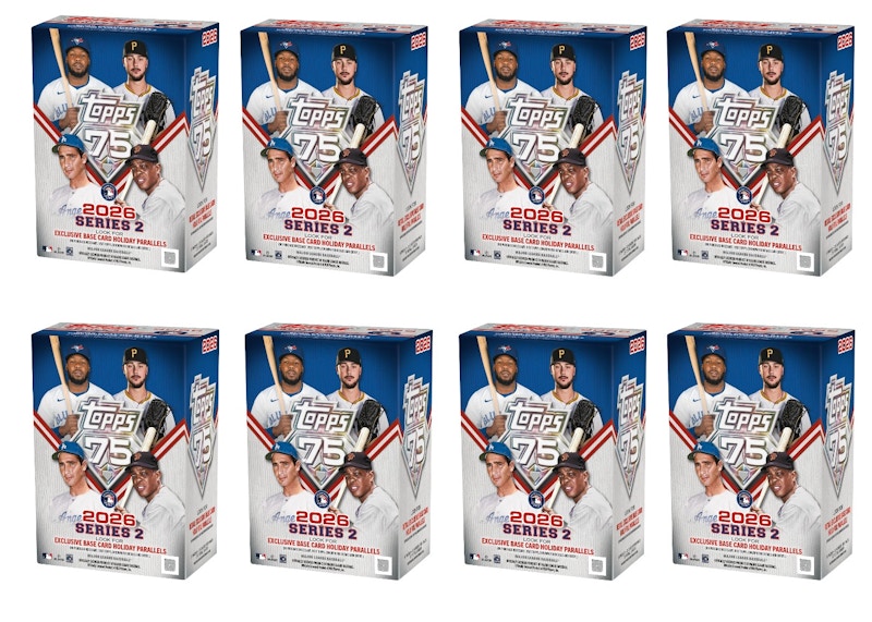 2026 Topps Series 2 Baseball Value Box 8x Lot