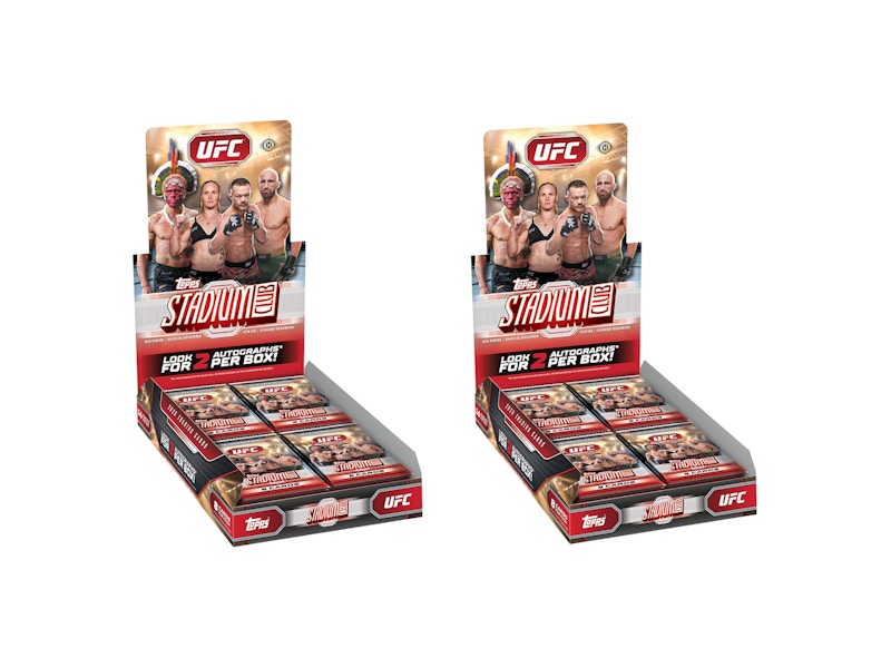 2026 Topps Stadium Club UFC Hobby Box 2x Lot