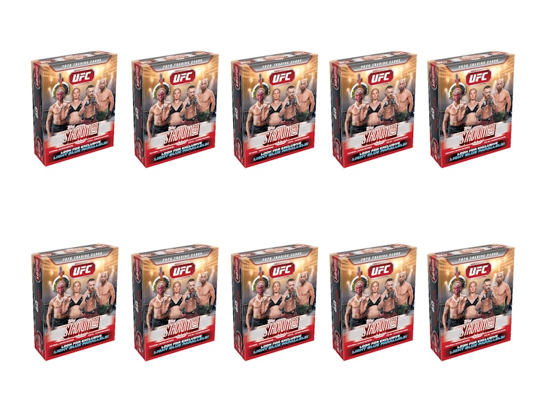2026 Topps Stadium Club UFC Mega Box 10x Lot