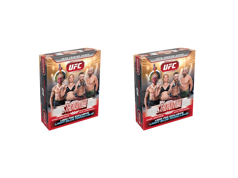 2026 Topps Stadium Club UFC Mega Box 2x Lot